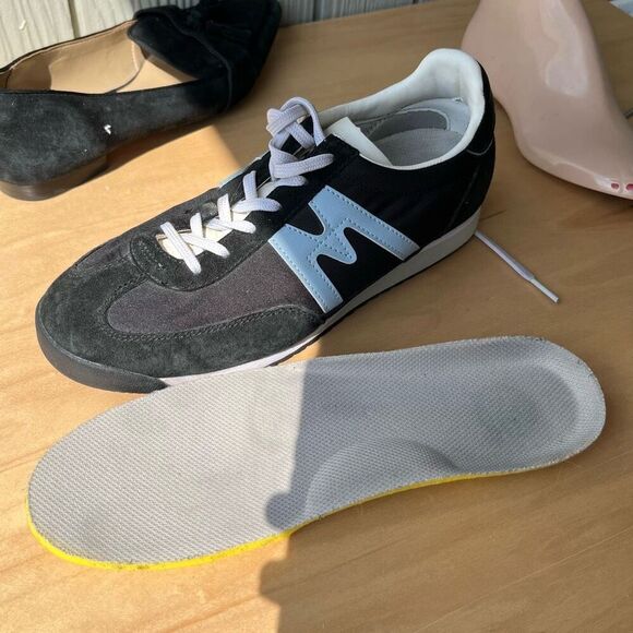 Karhu ChampionAir Sneakers Black Sky Blue Men’s 7.5 Women’s 9 Retro - Picture 5 of 13